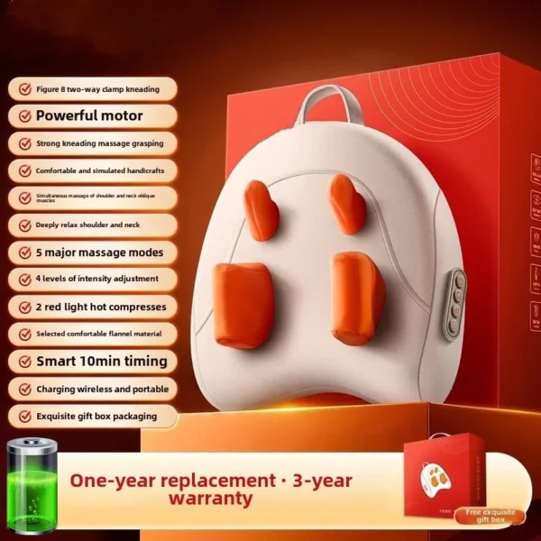 kf-S532b4c62423a475fa62ad0afd711489da Wireless Electric Massage Pillow For Neck & Shoulder