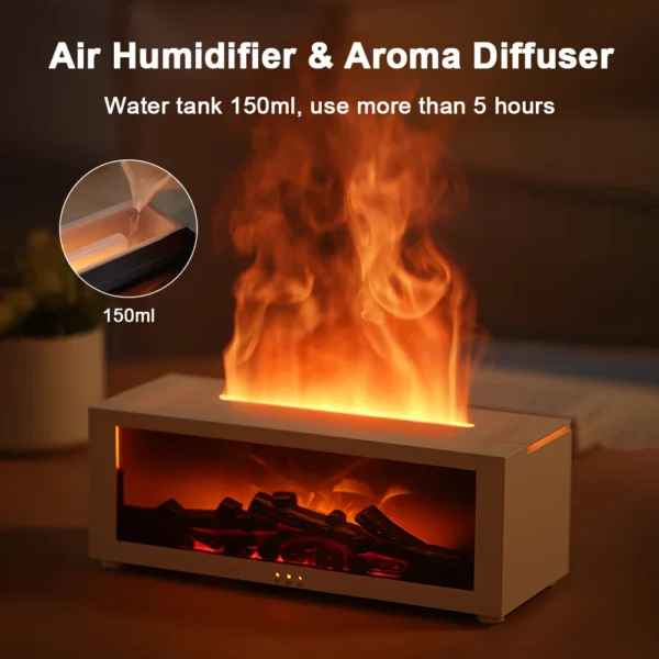 kf-S70762f6771534f90a884db01a27795cau Fireplace Humidifier Flame Aroma Humidifier